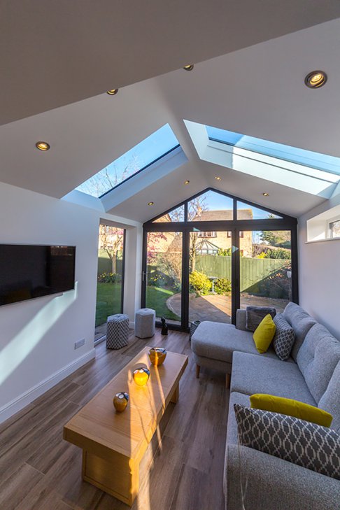 Gable End Conservatory Warm Solid Roof